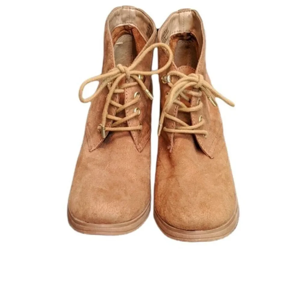 Merona Brown Boot Wedges Size 7